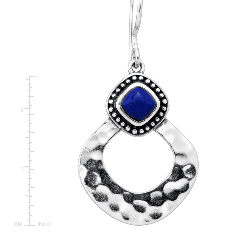 Silpada 'Atacama' Natural Lapis Drop Earrings in Sterling Silver - Image 5